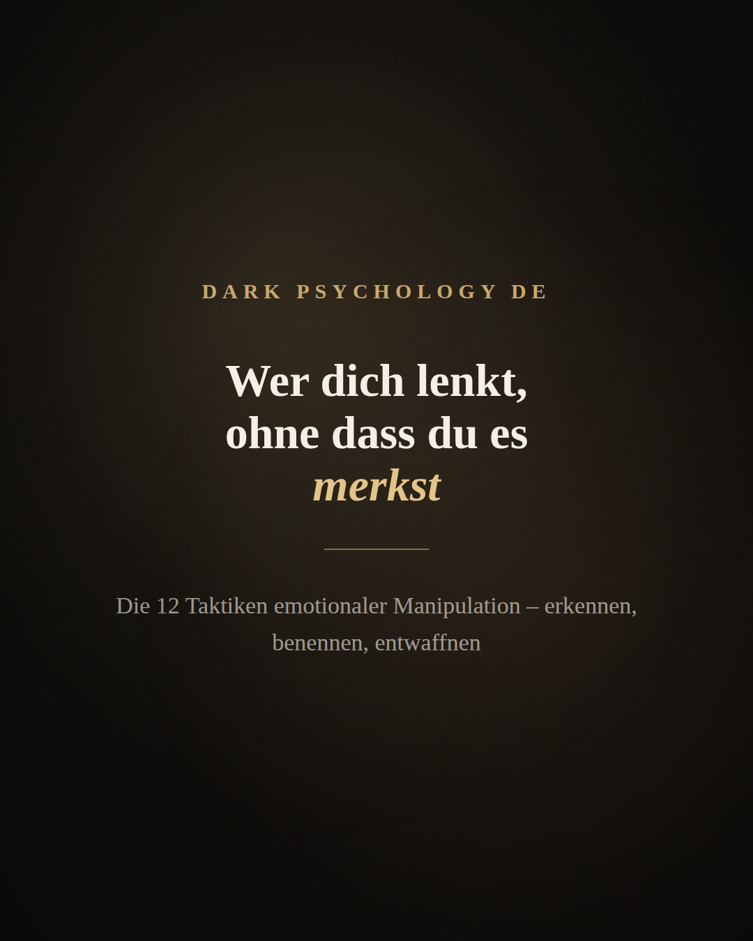 Wer dich lenkt, ohne dass du es merkst – Manipulation erkennen