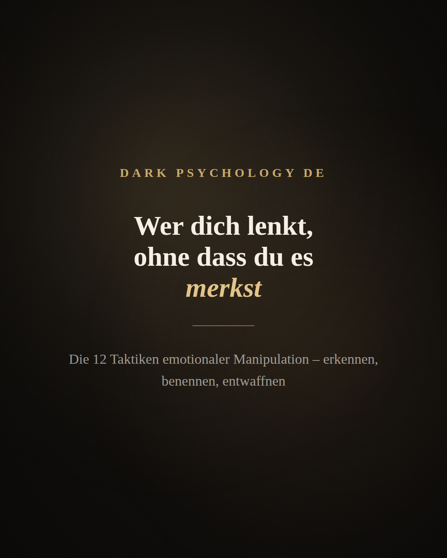 Wer dich lenkt, ohne dass du es merkst – Manipulation erkennen